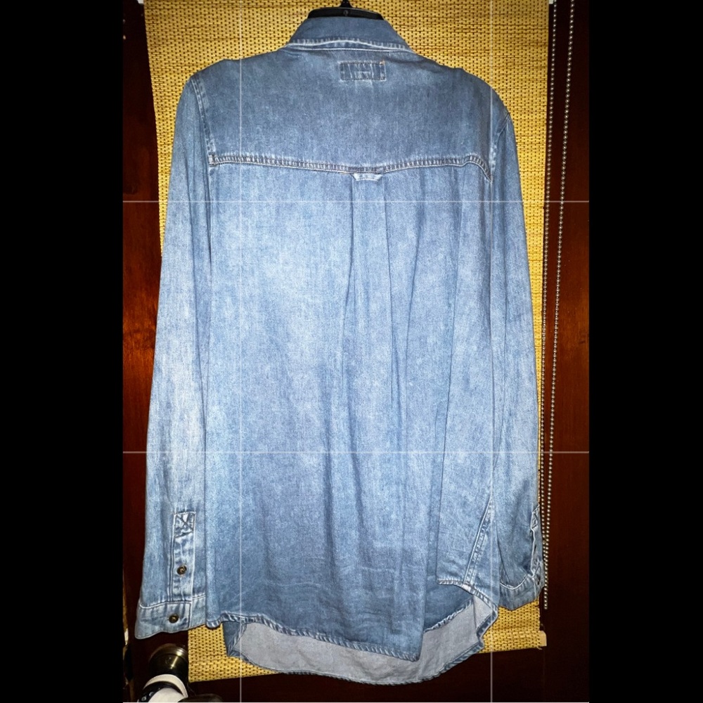 Plus Size -Forever 21- Denim Shirt dress - Picture 2 of 4